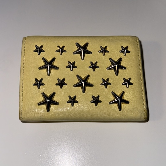 *SALE* JIMMY CHOO STAR STUDDED WALLET - Picture 2 of 14